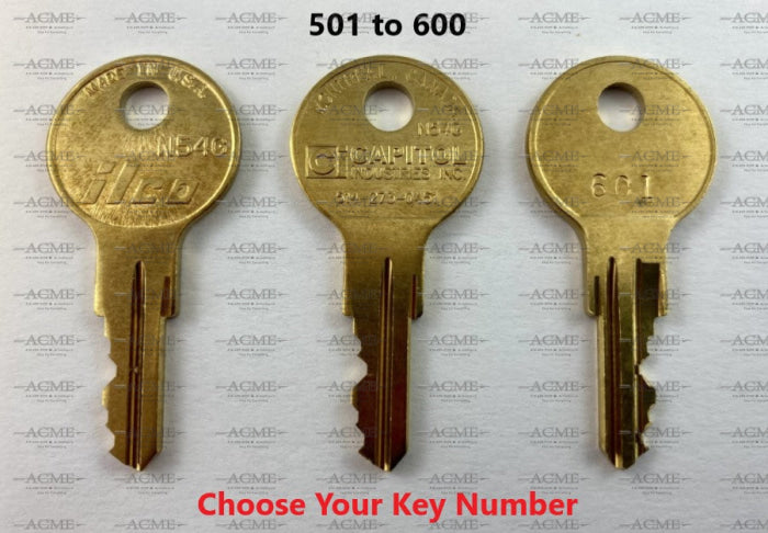 Capitol ilco DL 501 to 600 N54G Replacement Key | AcmeKey.ca USA