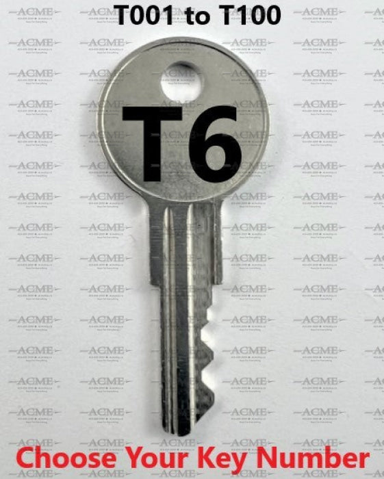 001 to 100 Alera Touch Office Furniture Replacement Key
