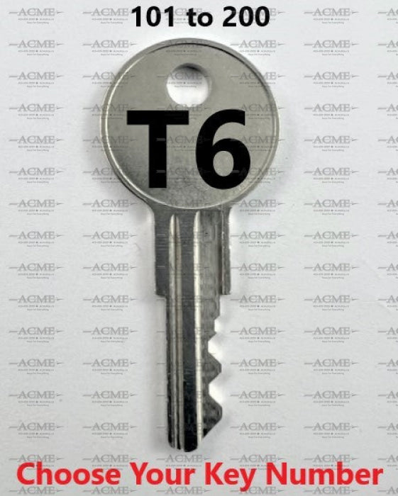 101 to 200 Alera Touch Office Furniture Replacement Key
