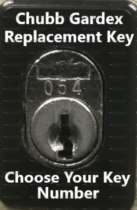 200 to 299 Chubb Gardex Replacement Key
