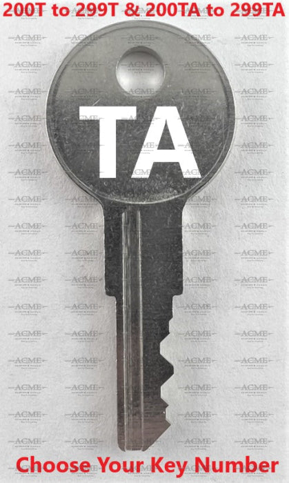 Hafele Compx Timberline 200T to 299T & 200TA to 299TA Replacement Key ...