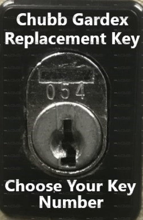 300 to 350 Chubb Gardex Replacement Key
