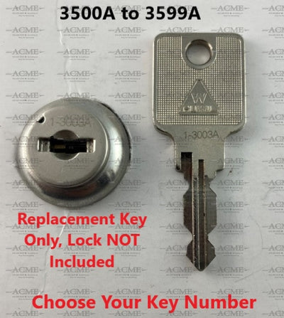 3500A to 3599A Huwil Replacement Key