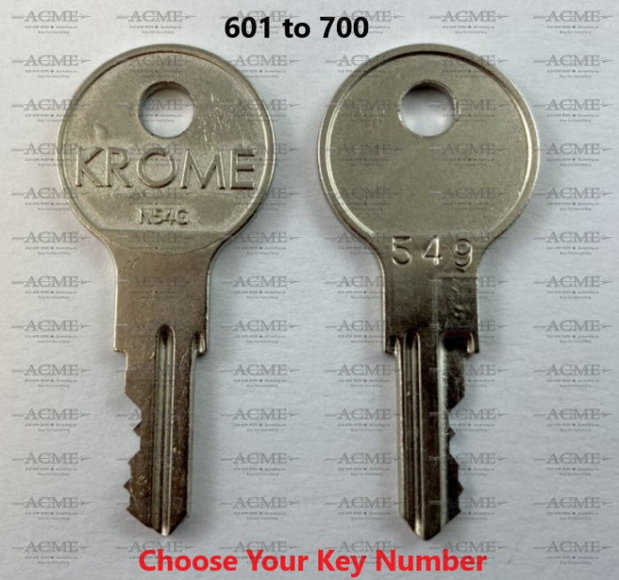 601 to 700 Krome N54G Replacement Key