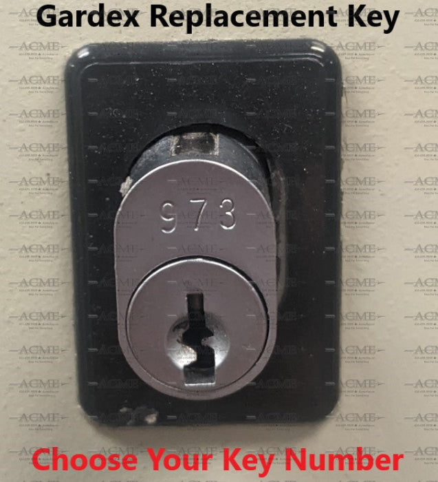 Gardex Wesko 801 to 900 Filing Cabinet Replacement Key | AcmeKey.ca ...