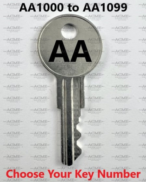 AA1000 to A1099 Allsteel Replacement Key