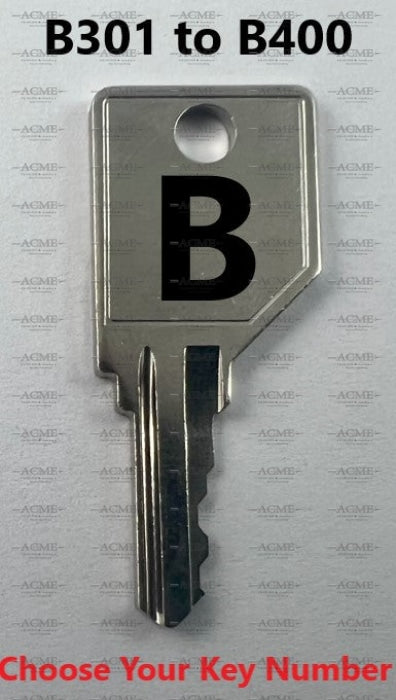 B301 to B400 LaCasse Replacement Key