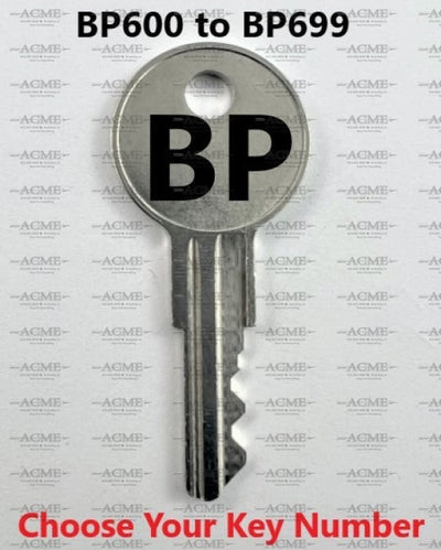 BP600 to BP699 Bauer Replacement Key