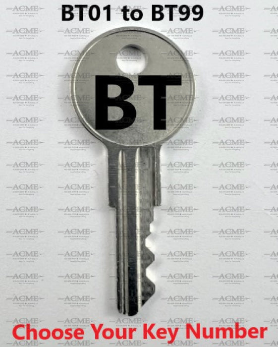 BT01 to BT99 Herman Miller Replacement Key