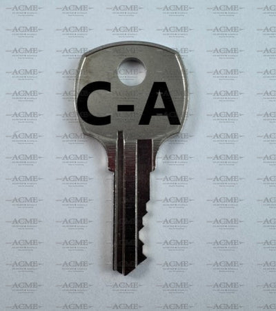 C100A to C199A Compx National Lock Replacement Key