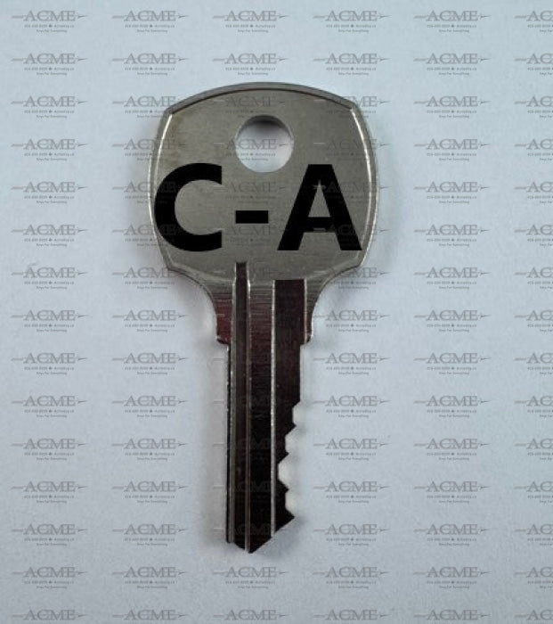 C100A to C199A Compx National Lock Replacement Key
