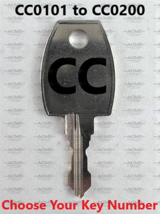 CC0101 to CC0200 Cyber Lock Replacement Key