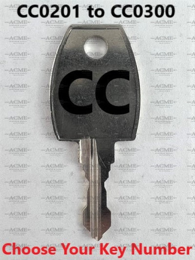 CC0201 to CC0300 Cyber Lock Replacement Key