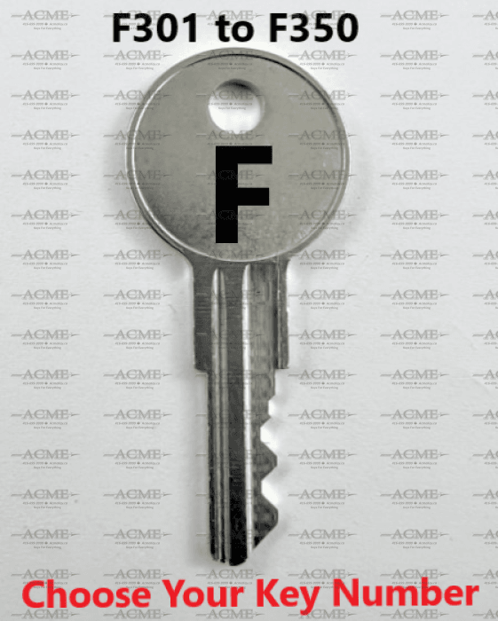 F301 to F350 Hoyle Haworth Replacement Key