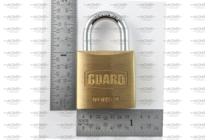 Guard 832 25mm Brass Padlock