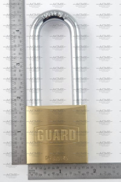 Guard 835L 45mm Long Shackle Brass Padlock