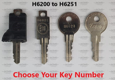 H6200 to H6251 Knoll Equity Westinghouse Replacement Key