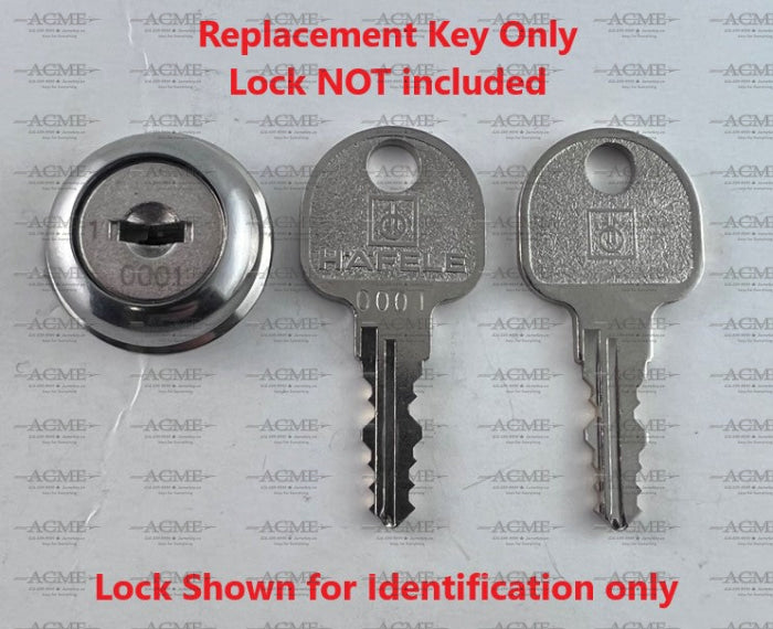 Hafele 0001 to 0099 Office Furniture Replacement Key | AcmeKey.ca ...