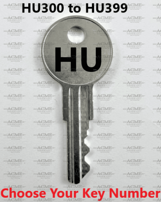 HU300 to HU399 Sunar Replacement Key