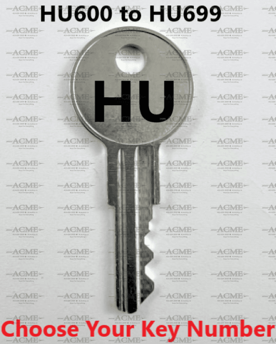 HU600 to HU699 Sunar Replacement Key