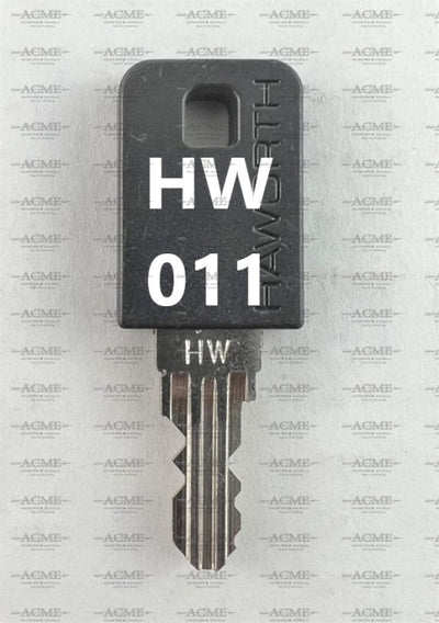 Haworth HW001 to HW100 Office Furniture Replacement Key HW011 Haworth Office Furniture Replacement Key Locks & Keys