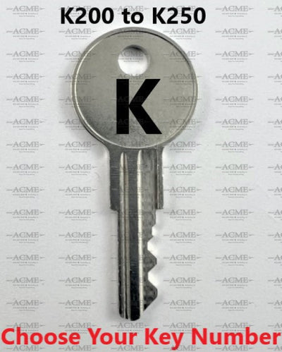 K200 to K250 Knoll Replacement Key