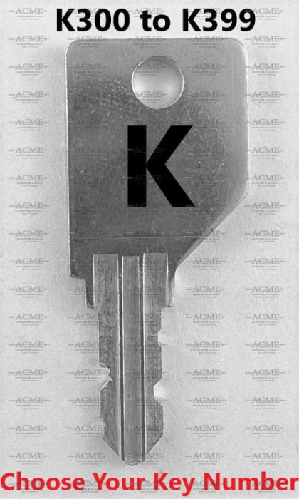 K300 to K399 Storwal Replacement Key