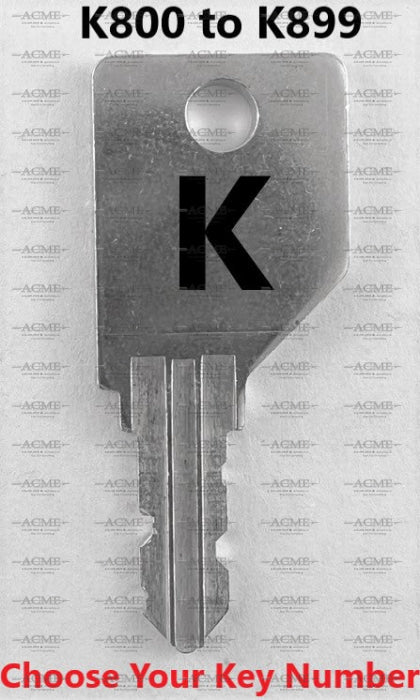 K800 to K800 Storwal Replacement Key