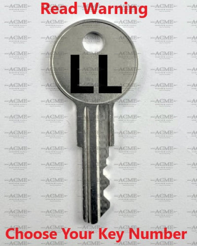 LL200 to LL299 Chicago Lock Replacement Key