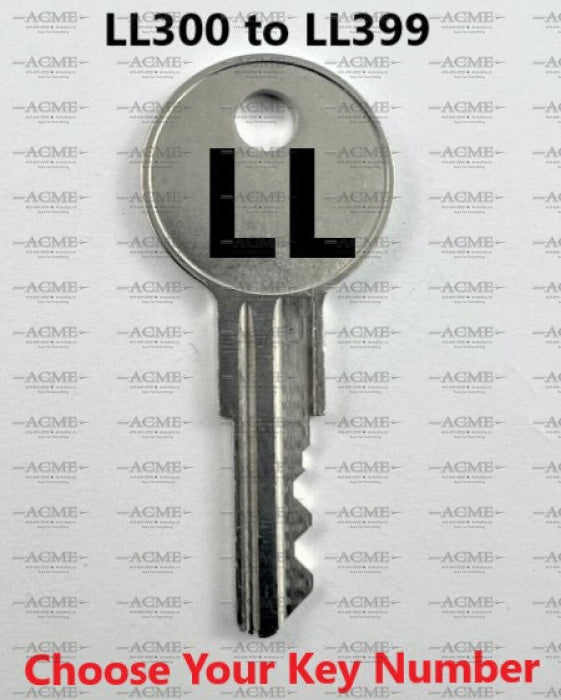 LL300 to LL399 Herman Miller Replacement Key