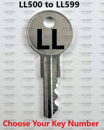 LL500 to LL599 Chicago Lock Replacement Key