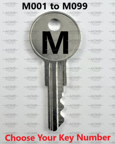 M001 to M099 Meridian Herman Miller Replacement Key