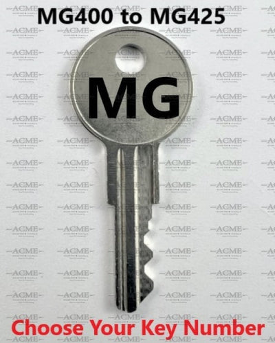 MG400 to MG425 Allsteel Replacement Key