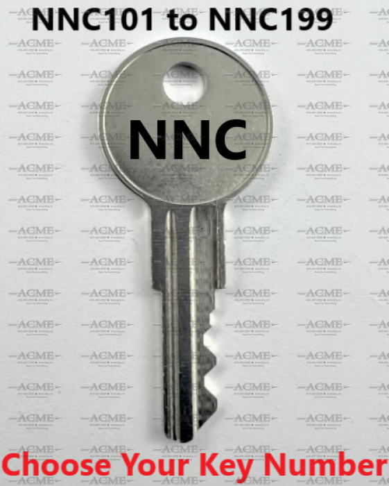 NNC101 to NNC199 Stow & Davis Steelcase Replacement Key