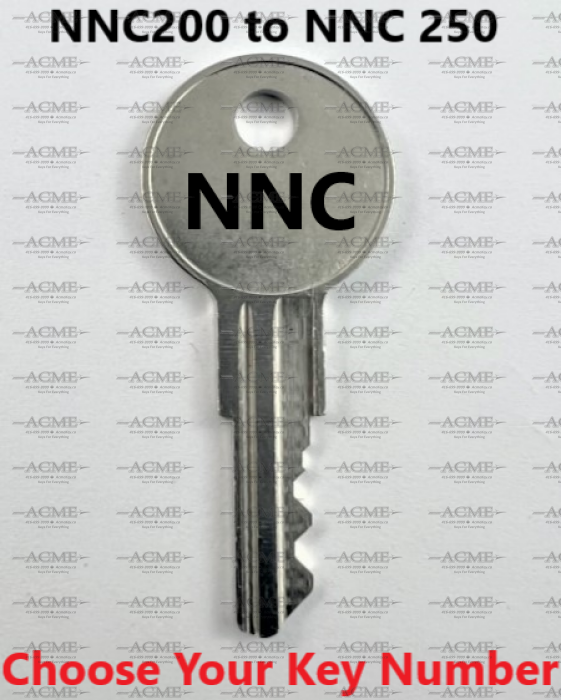 NNC200 to NNC250 Stow & Davis Steelcase Replacement Key