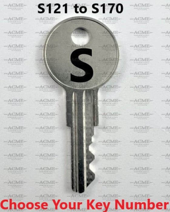 S121 to S170 Standard Desk Replacement Key