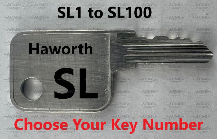 SL1 to SL100 Haworth Replacement Key