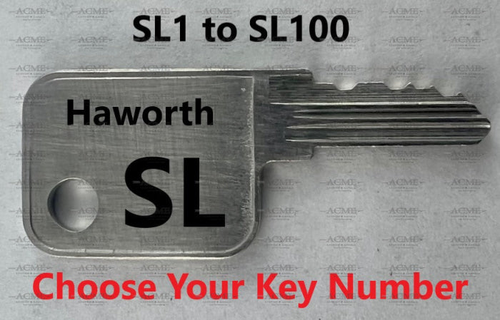 Sl031 Lock Haworth SL001 to SL100 Office Furniture Replacement Key – Acme Lock ...