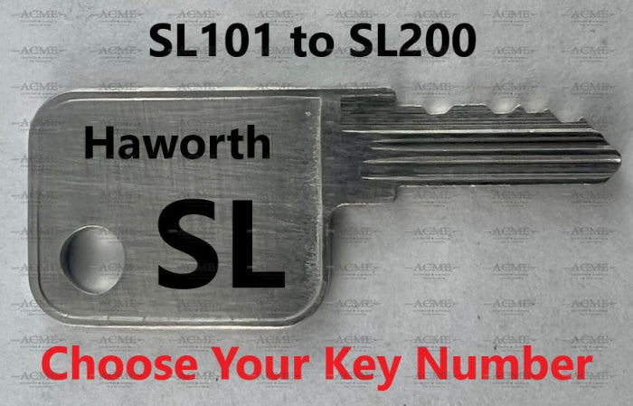Haworth SL101 to SL200 Office Furniture Replacement Key – Acme Lock ...