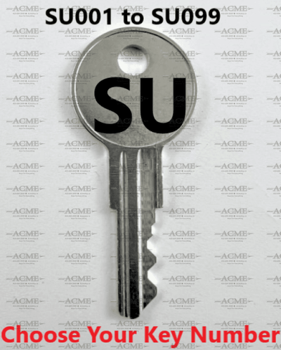 SU001 to SU099 Sunar Replacement Key