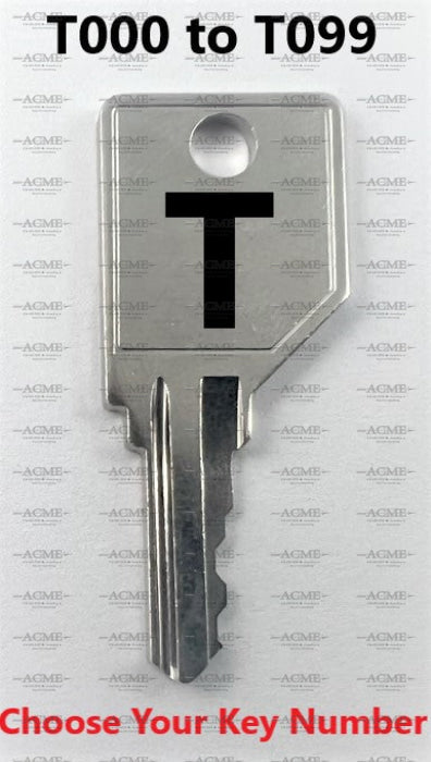 T000 to T099 Teknion Replacement Key