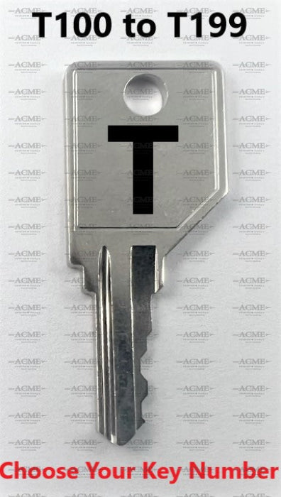 T100 to T199 Teknion Replacement Key