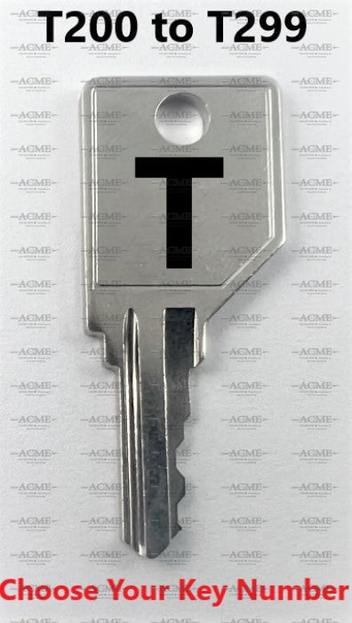 T200 to T299 Teknion Replacement Key