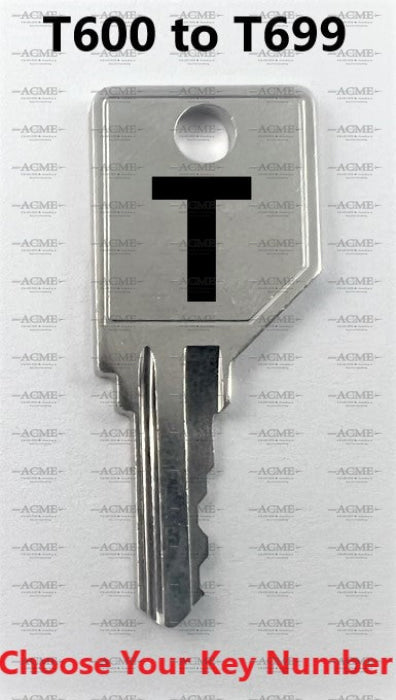 T600 to T699 Teknion Replacement Key