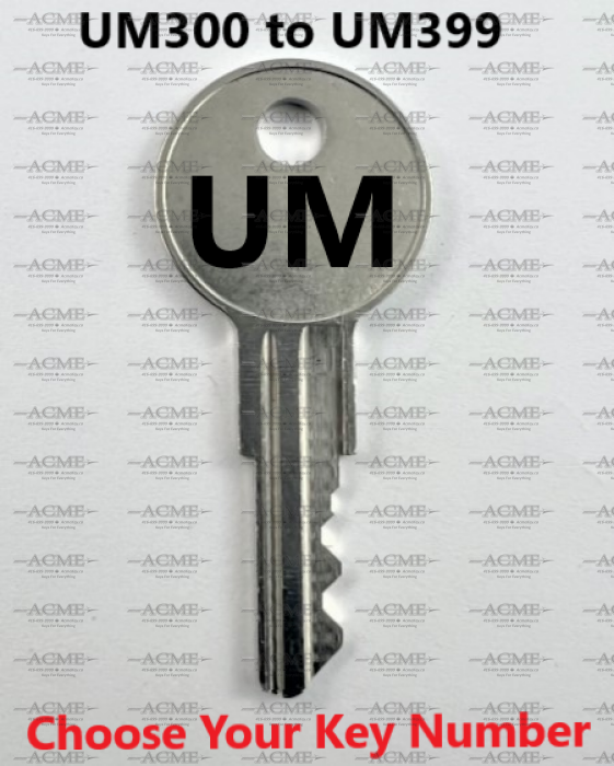UM300 to UM399 Herman Miller Replacement Key