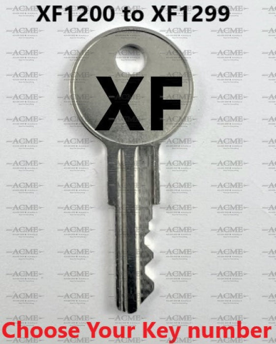 XF1200 to XF1299 Steelcase Replacement Key