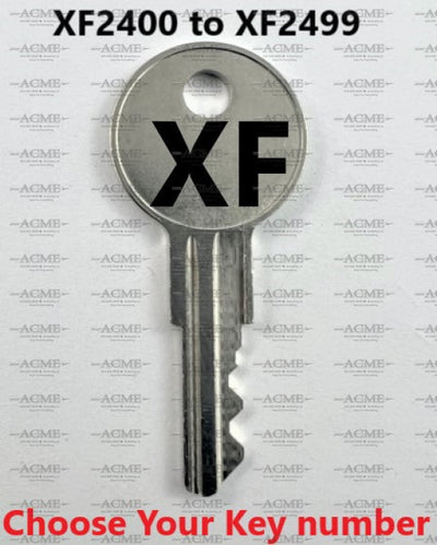 XF2400 to XF2499 Steelcase Replacement Key