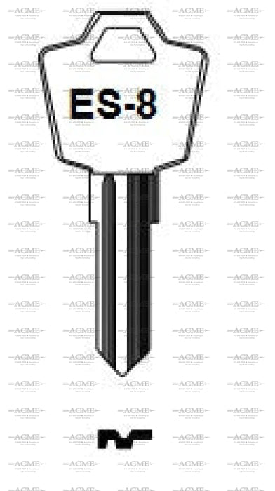 Ilco ES8 key blank for ESP locks 