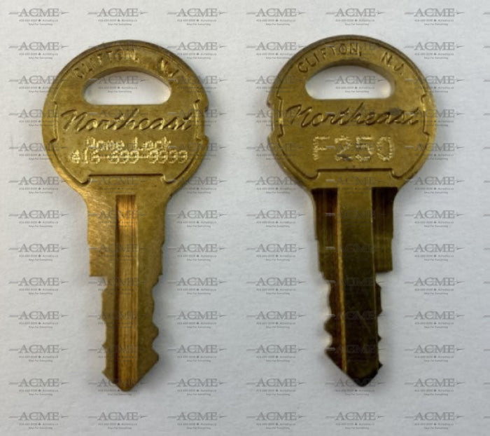 Northeast Original Elevator key F250