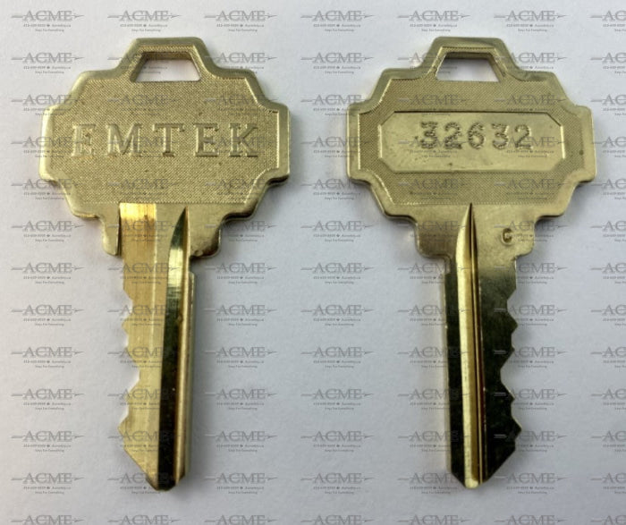 Emtek C Keyway Factory Original Cut Key | AcmeKey.ca USA & Canada ...